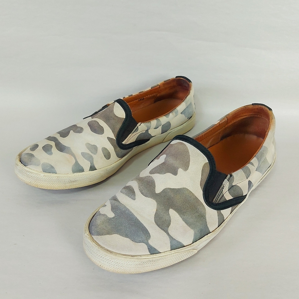 Jimmy Choo Camouflage Slip-On Sneakers Size 39 EU Casual Comfort Designer Shoes